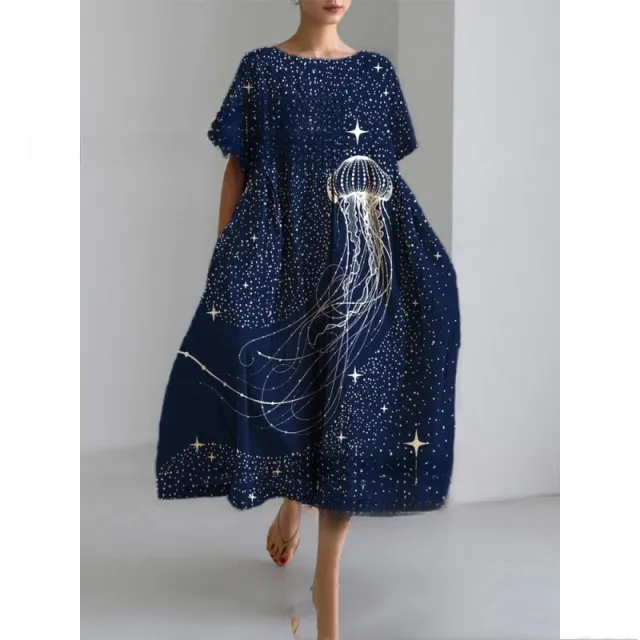 Springsummer Stylish Loose fitting Casual Short sleeve Dress Bj1410992838736 Xl - Shop at LoveMi