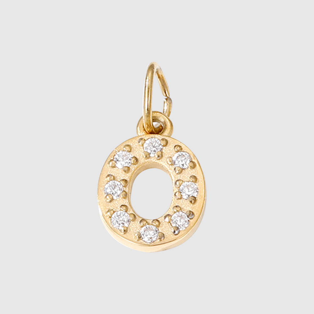 Diamond-encrusted Stainless Steel Jewelry Accessories Pendant