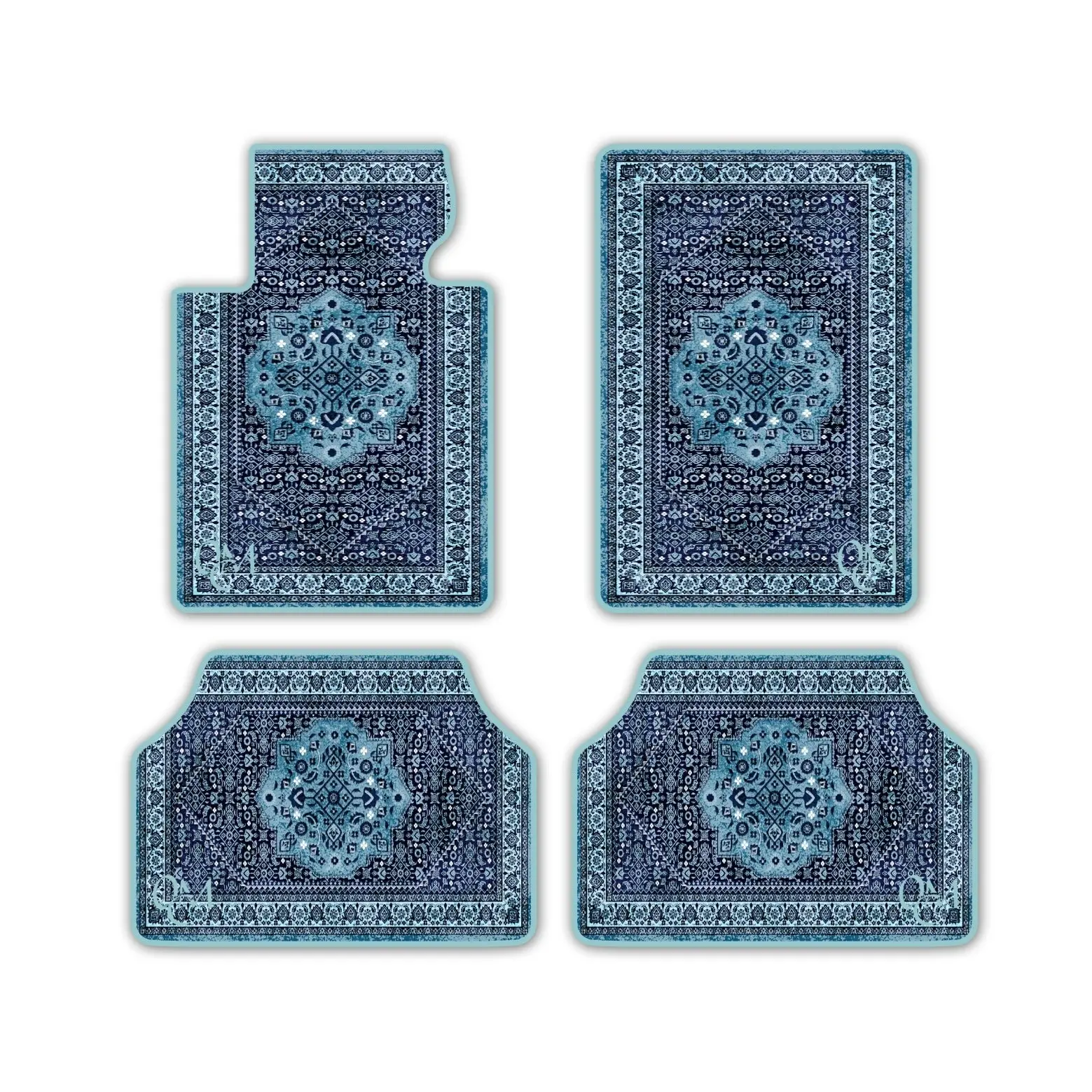 Retro Persian Ethnic-Style Car Mats That Are Dirt- And Wear-Resistant