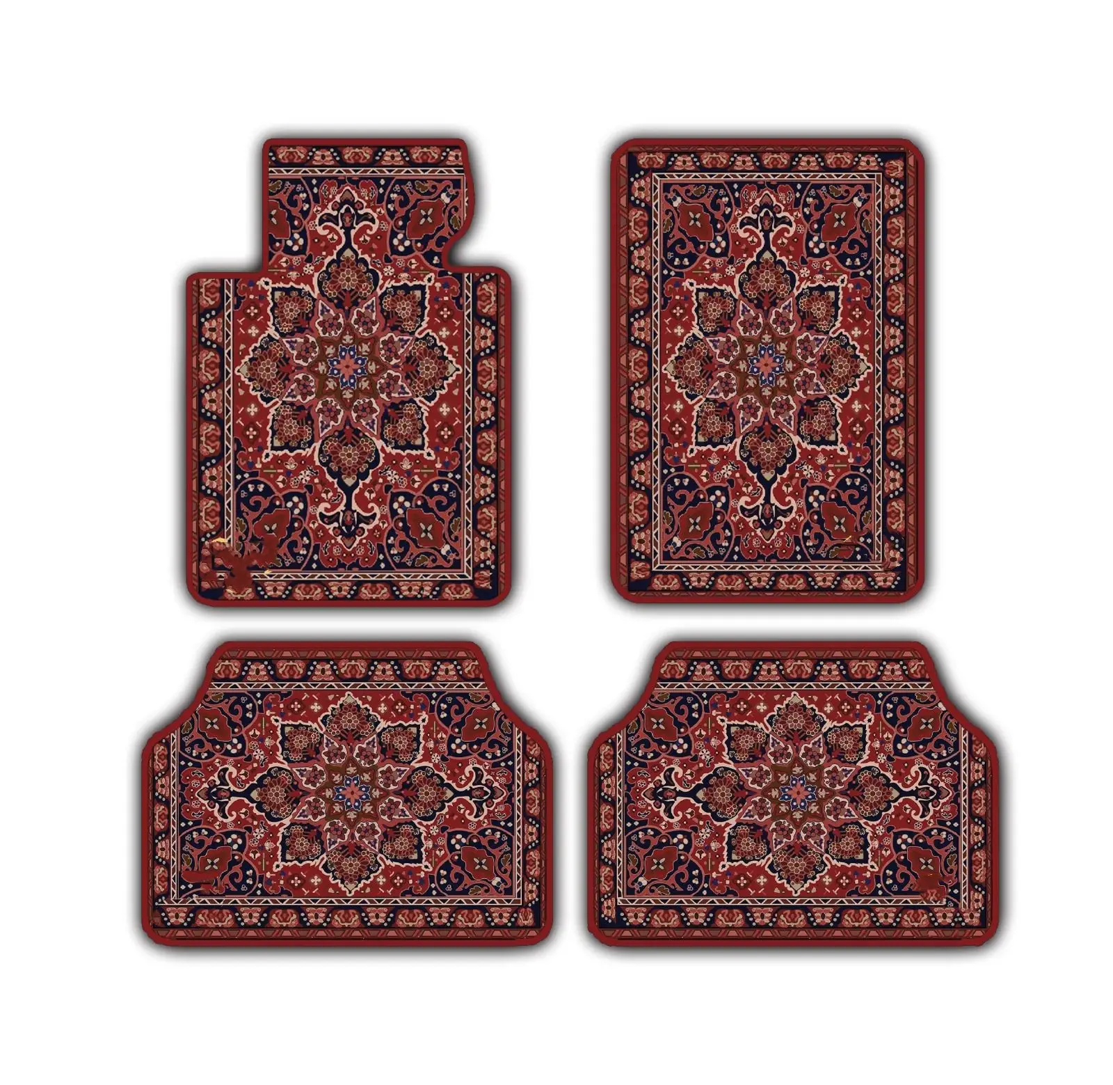 Retro Persian Ethnic-Style Car Mats That Are Dirt- And Wear-Resistant