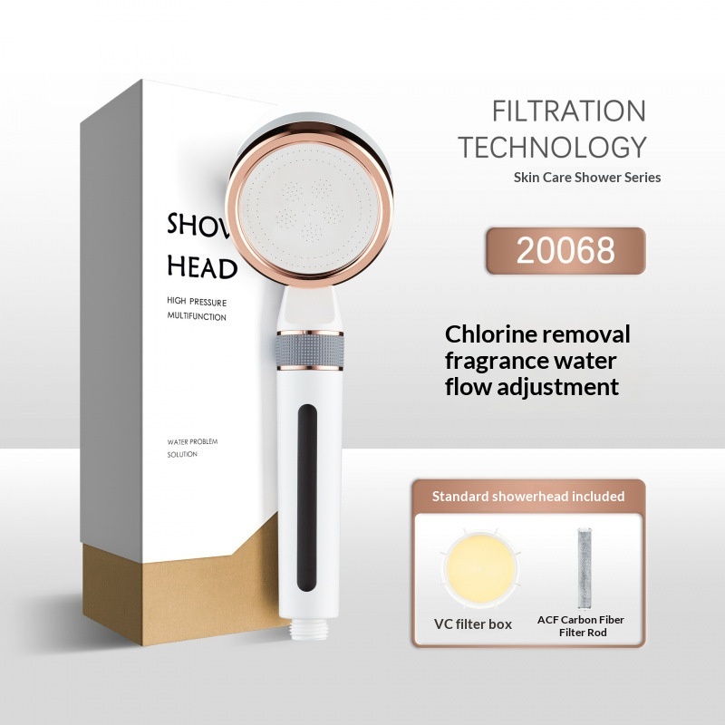 Household Antibacterial Beauty Fragrance Showerhead For Chlorine Removal