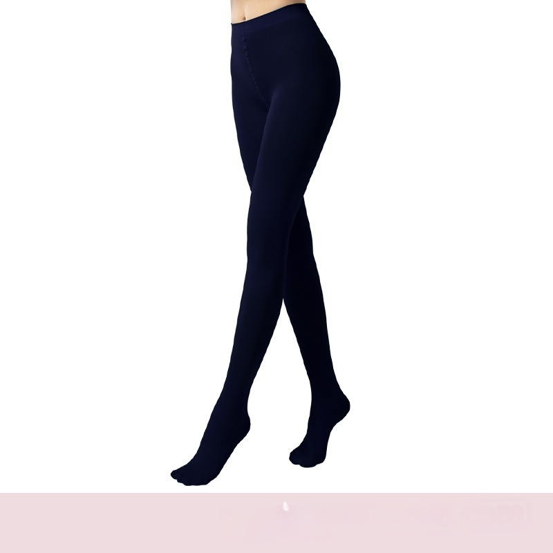 Anti-laddering Velvet 70D Navy Bright Pink And Burgundy Thin Base Tights For Fall