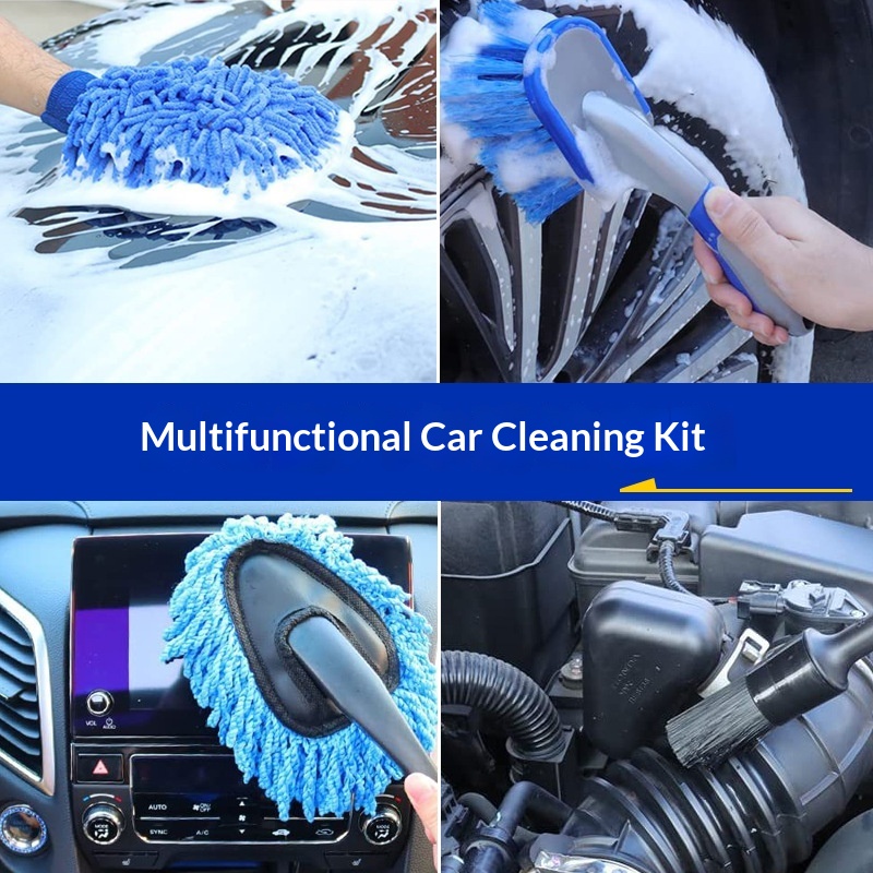 Car Cleaning Brush Electric Drill Brush Head Set