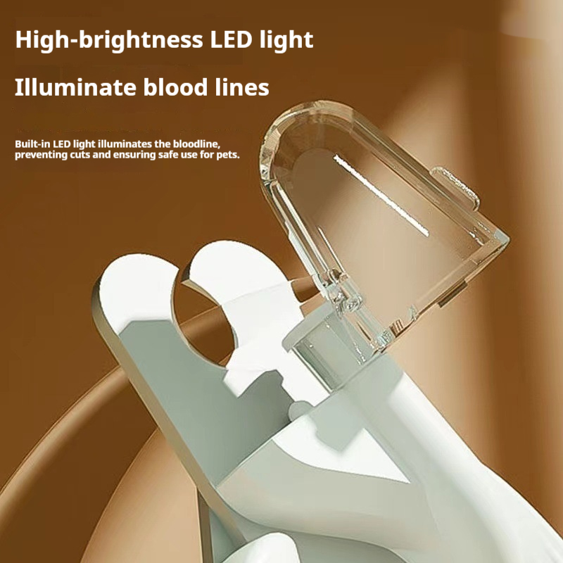 Pet-specific Nail Clippers With Built-in Lighting For Better Visibility