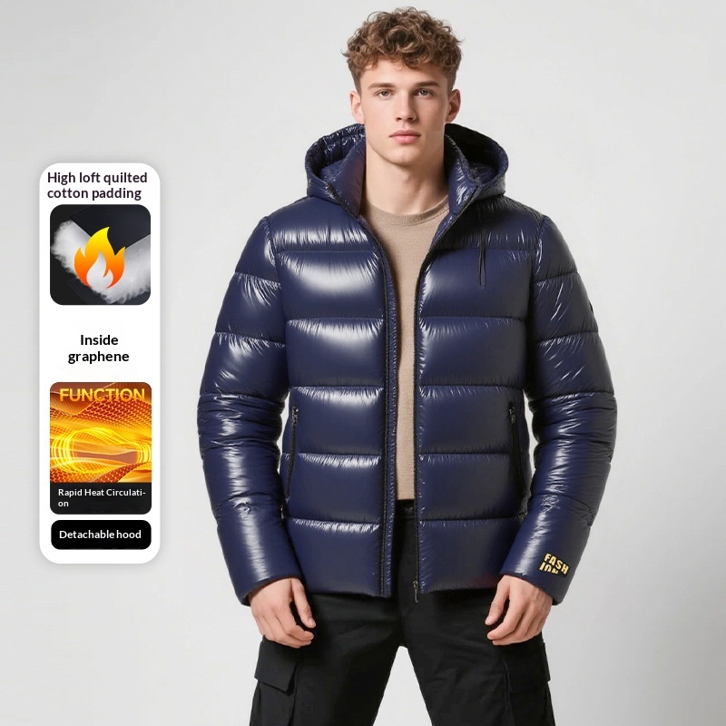 Mens Padded Insulated Winter Coat For Casual Wear