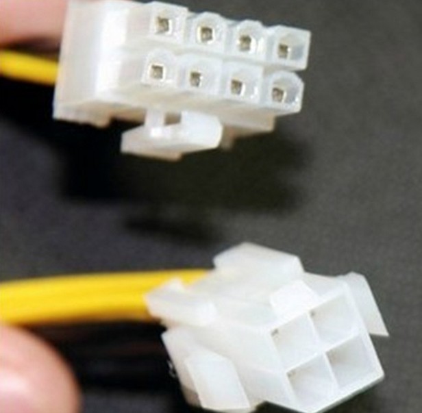 4-pin To 8-pin CPU Power Adapter Extension Cable