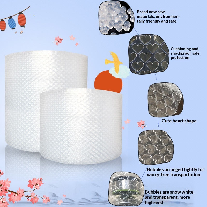 Wide, Shock-absorbing Foam Packaging Material Large Bubble Wrap Roll