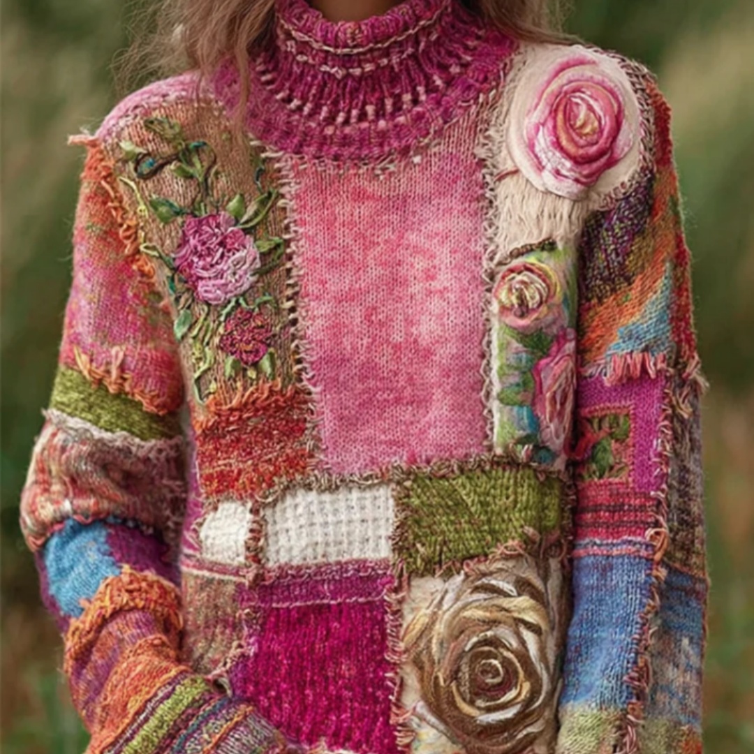 Womens Casual Round-Neck Top With Digital Print