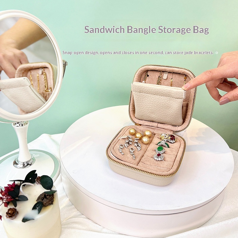 Light-luxury Jewelry Box Portable And Exquisite For Storing Your Accessories - Image 1