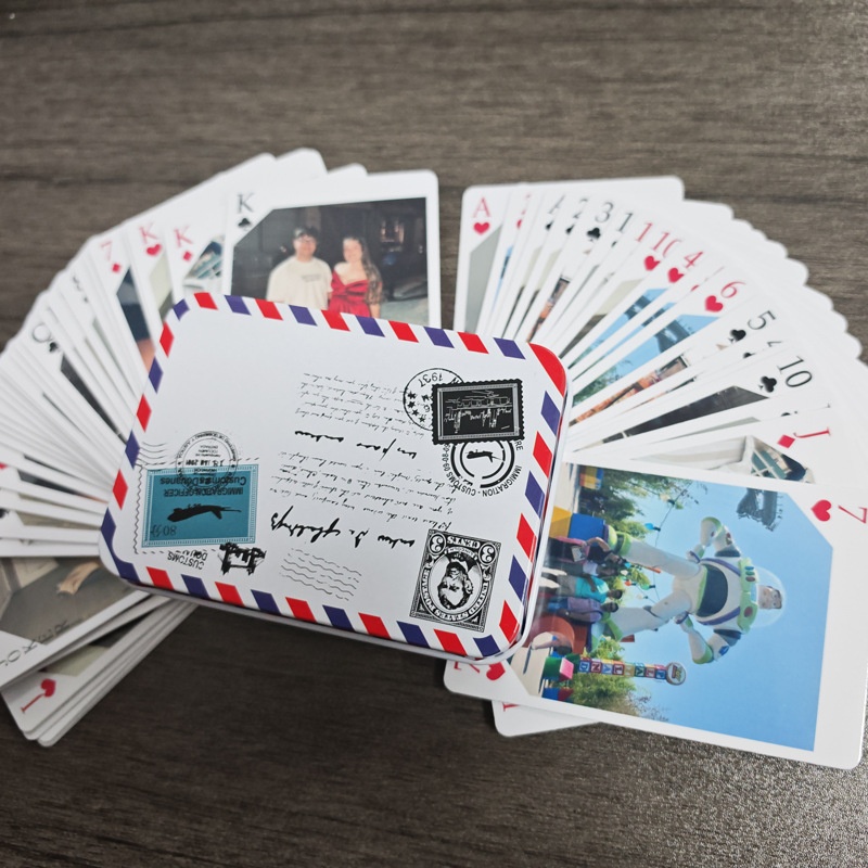 Jeu de Cartes à Jouer Personnalisé — Poker Photo Sur Mesure