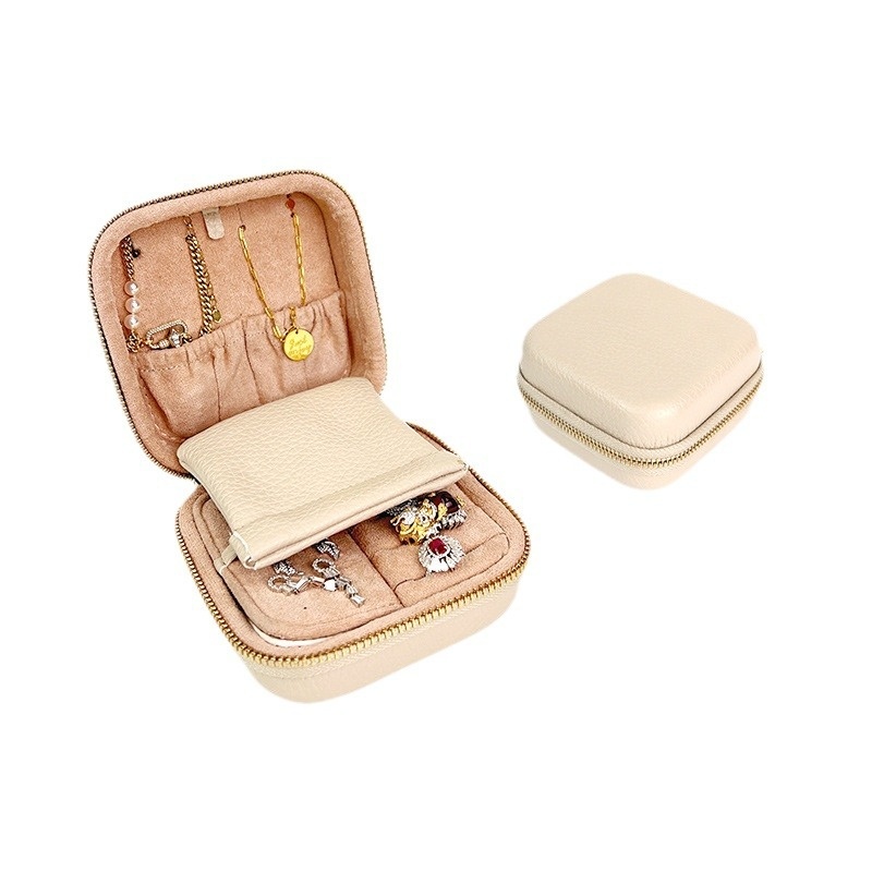 Light-luxury Jewelry Box Portable And Exquisite For Storing Your Accessories