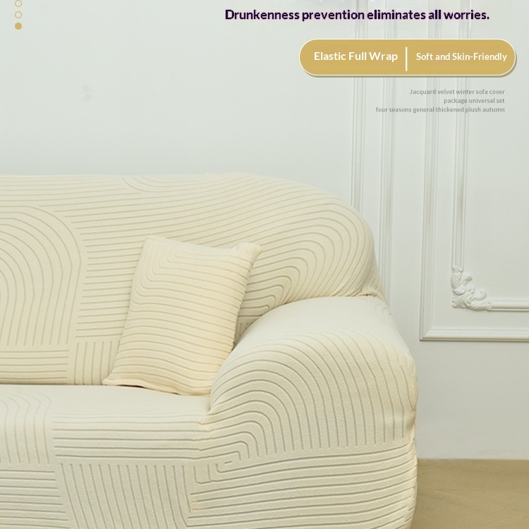 Vintage Cat-proof Fully Enclosed Stretchable Universal Sofa Cover