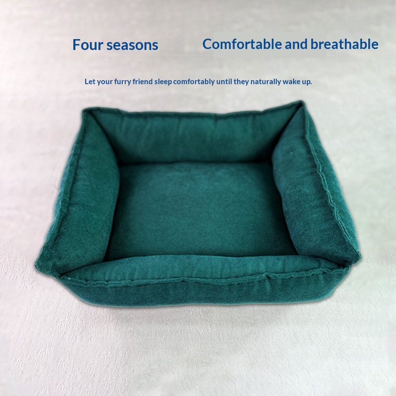 Solid Color Casual Non-slip All-season Dog Mat