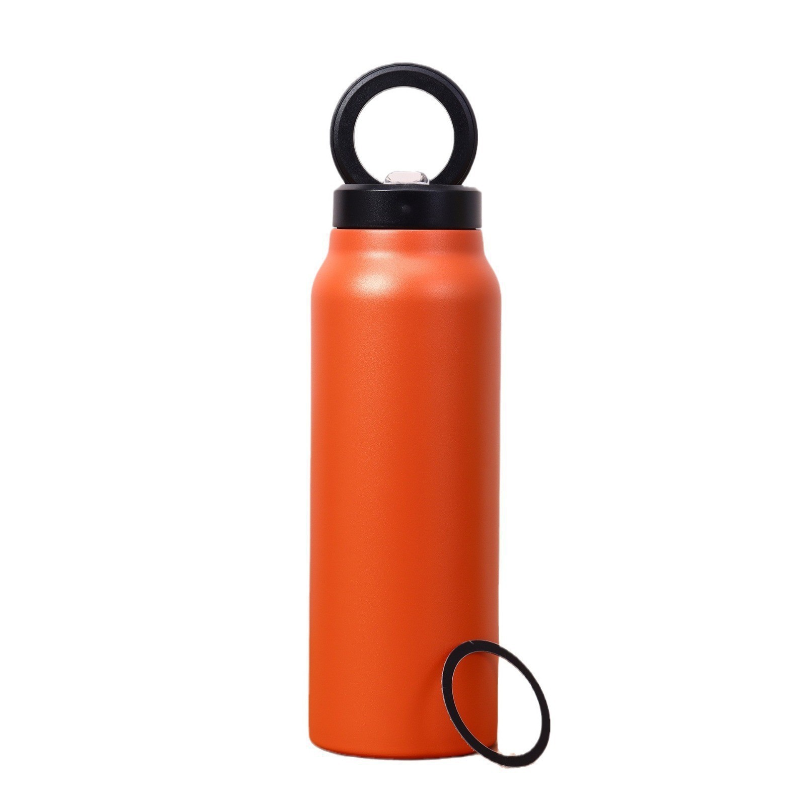 304 Stainless Steel Vacuum Cup Creative Magnetic Water Cup Insulated Sports Water Bottle With Straw Outdoor Insulated Water Mug With Magnetic Phone Holder - Image 3