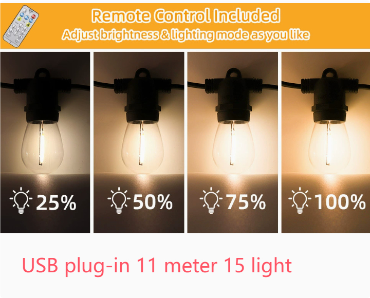 Remote Control Of String Lantern Landscape Camping