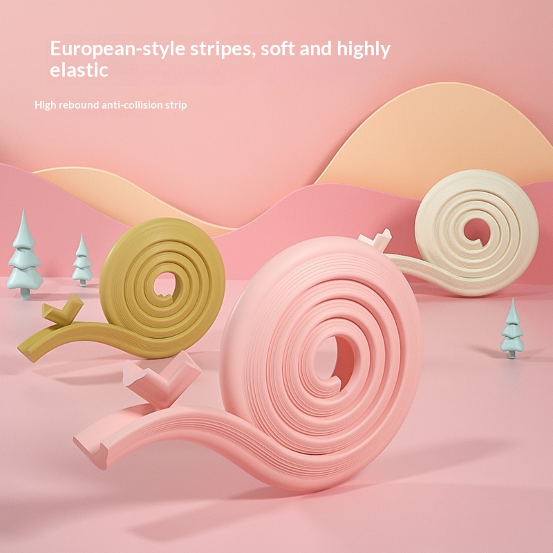 L Shaped Child Safe Corner Guards For Walls To Protect Babies Soft Padding For Home Use