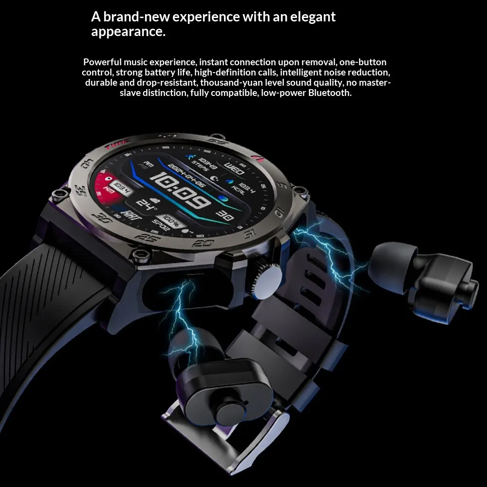 Smartwatch With Bluetooth Calling And TWS Earbuds