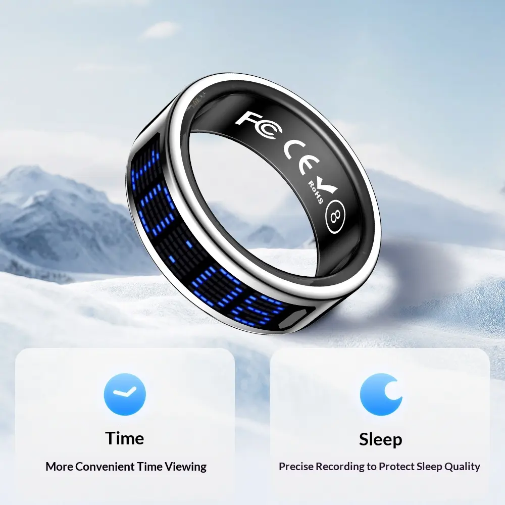 Smart Ring For Step Counting Heart Rate