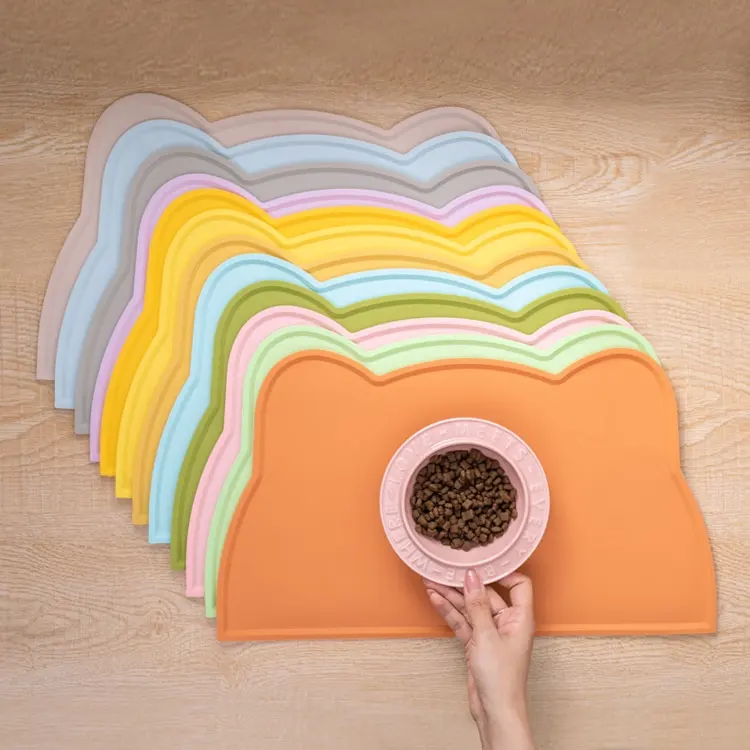 Silicone Mat In A Cat Head Shapeeasy