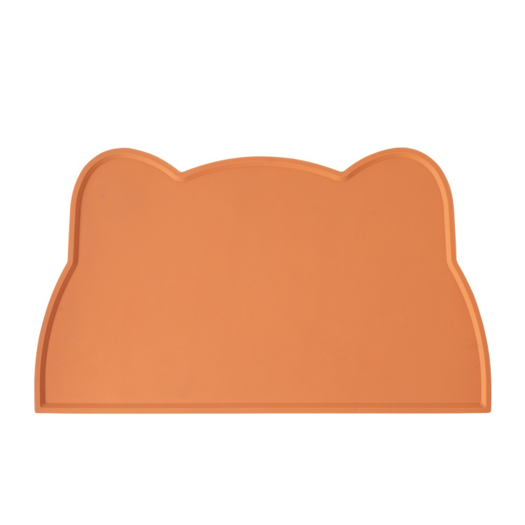 Silicone Mat In A Cat Head Shapeeasy To Clean Spill Proof And Waterproof