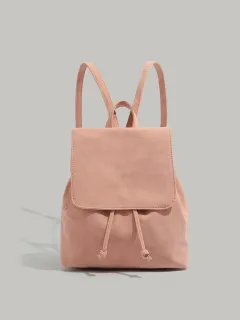 New Autumnwinter Retro Soft-leather Tote Bag In A Minimalist Style - Pink - View 1