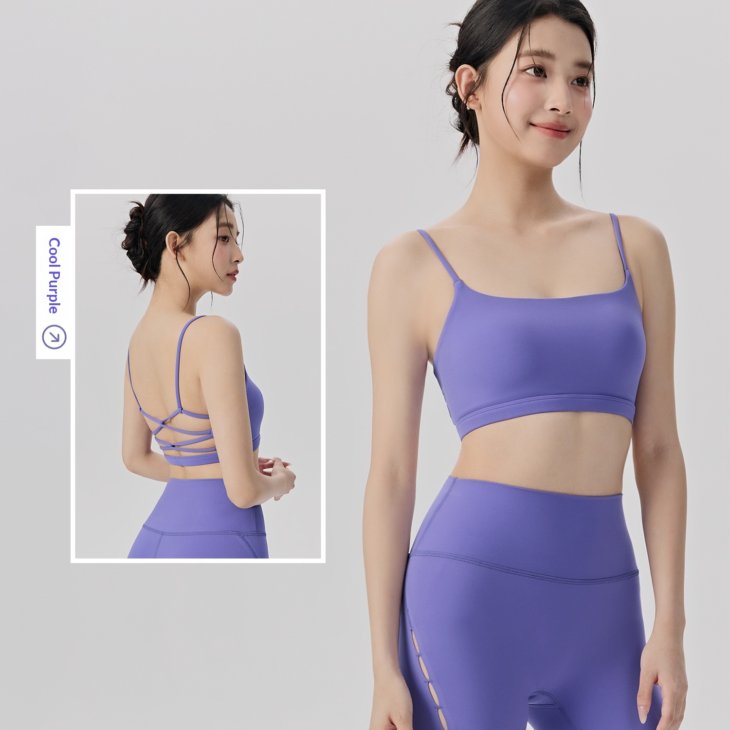 Shock-absorbing Sports Bra For Undergarment-enhanced Back Beauty Pilates Workouts