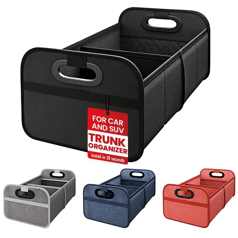 Oxford Cloth Foldable Bin Trunk Organizer Car Tailgate Storage Box