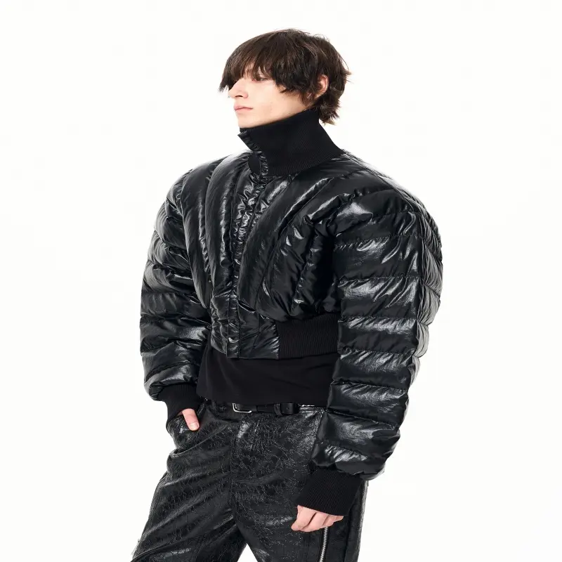 Mens Warm Stand-Up Collar Duck Down Puffer
