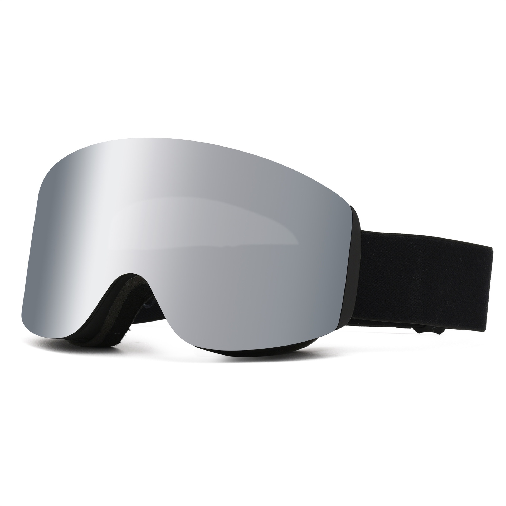Magnetic Double-Layer Anti-Fog Cylindrical Ski Goggles For Skiing Equipment