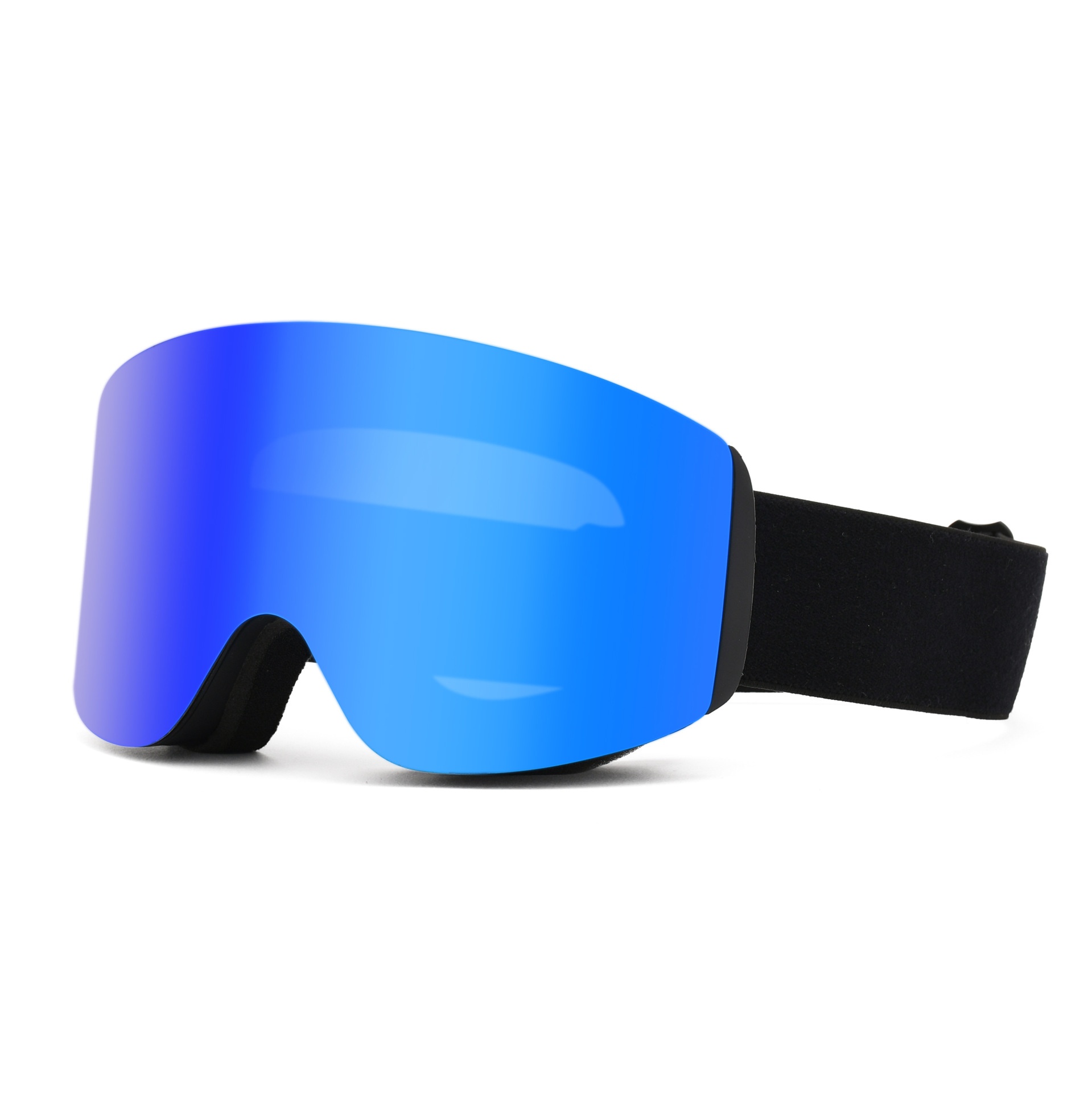 Magnetic Double-Layer Anti-Fog Cylindrical Ski Goggles For Skiing Equipment