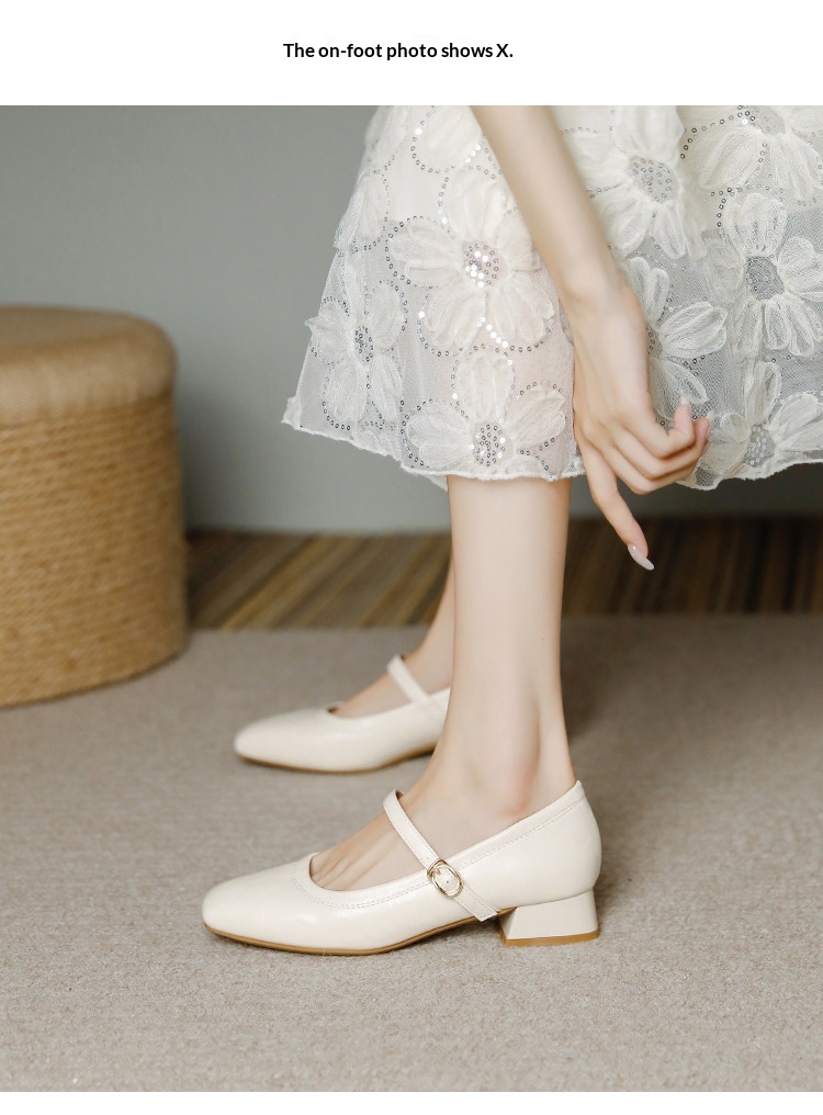 Brautschuhe im Mary Jane Retro Style Brautschuhe im Mary Jane Retro Style