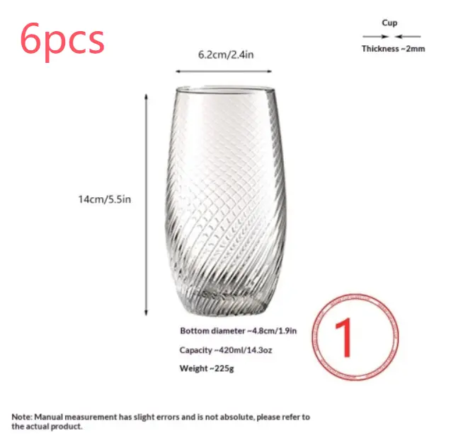 Single-layer Creative Egg-shaped Glass Cup