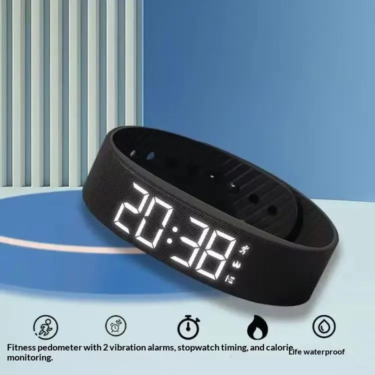 Stylish and Versatile Smartwatch Alarm Bracelet for Students