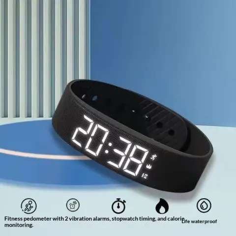 Stylish and Versatile Smartwatch Alarm Bracelet for Students