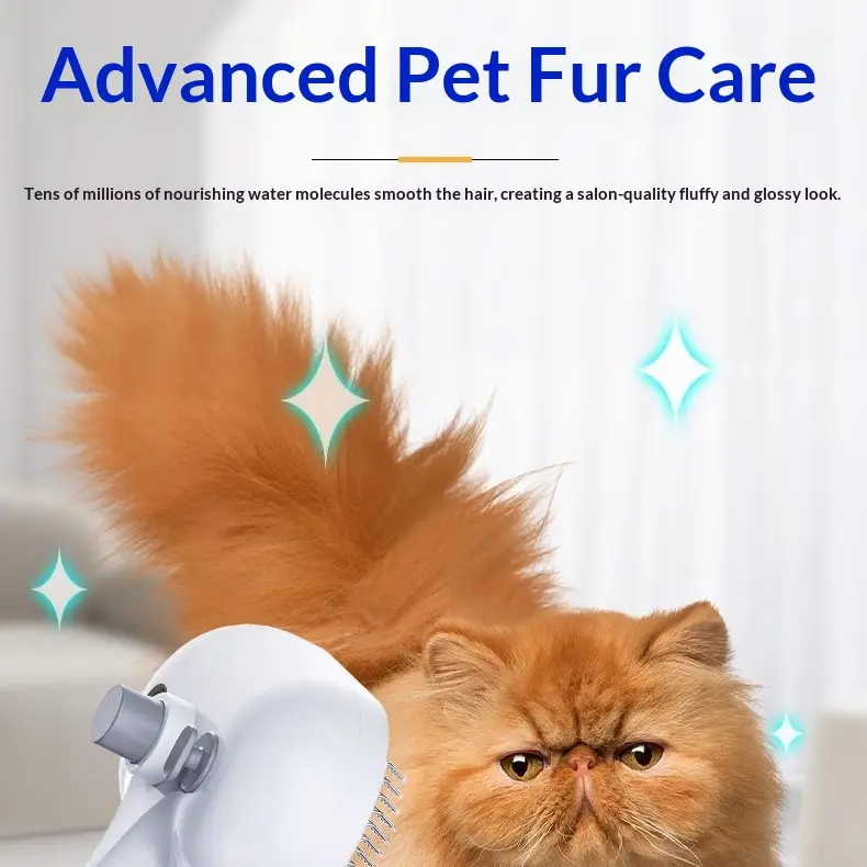 Pet Spray Comb Grooming Tool For Cleaning And Massaging Cat And Dog Fur