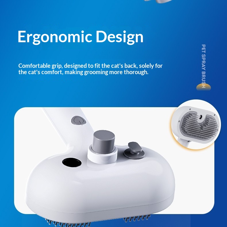 Pet Spray Comb Grooming Tool For Cleaning And Massaging Cat And Dog Fur