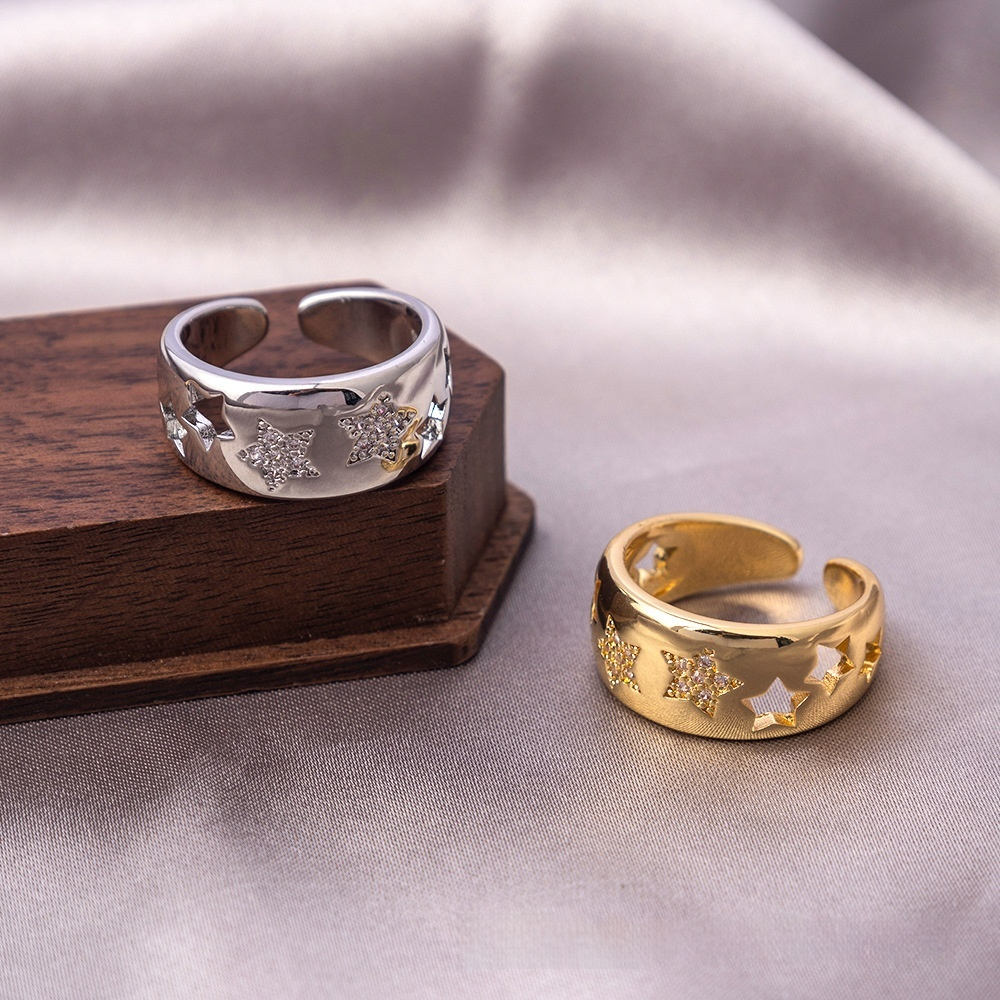 Retrostyle Niche Micropave Copper Open Ring