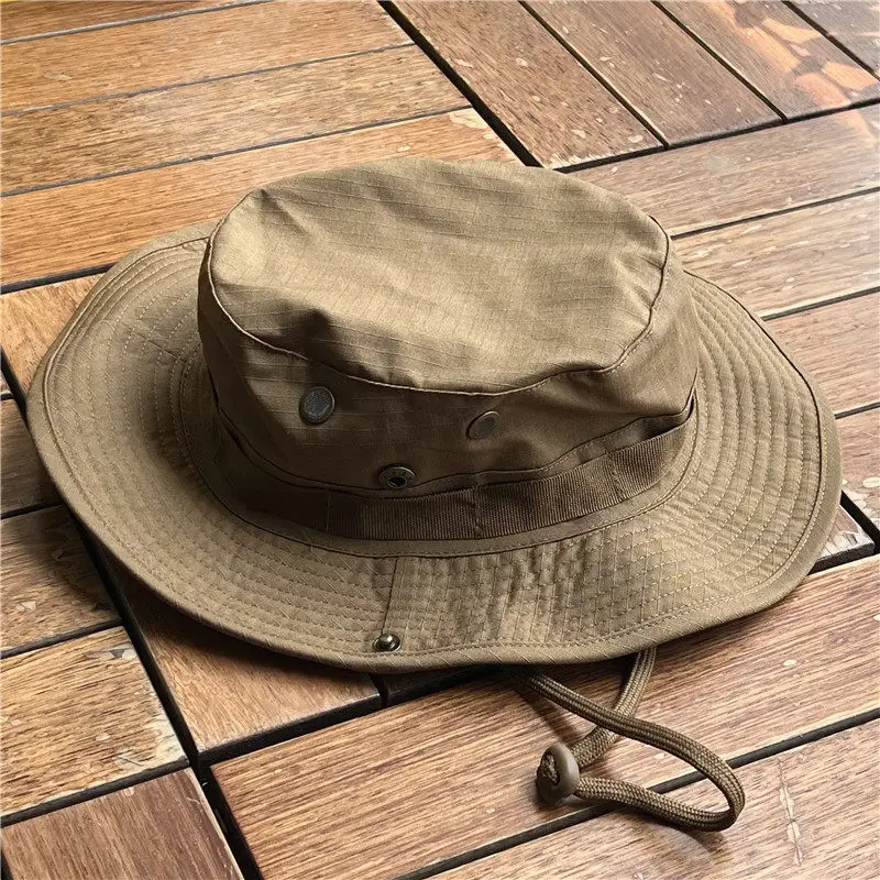 Granite Camouflage Boonie Hat with a Rounded Brim Tactical