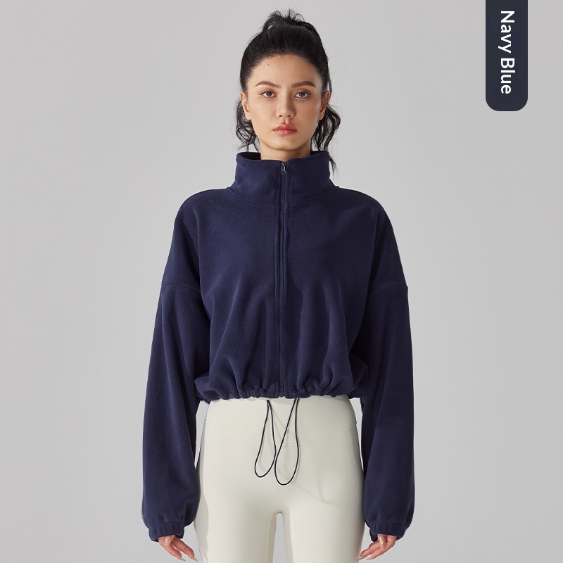 Womens Fleece-lined Insulated Sport Jacket For Fall And Winter