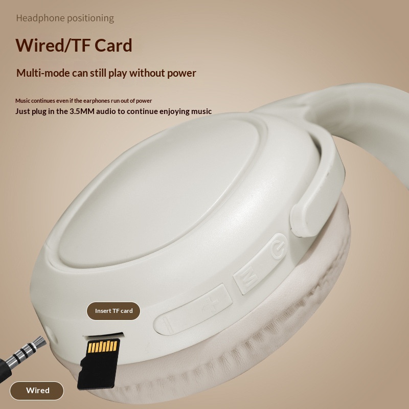 Over-ear Bluetooth Headphones With Ultra-long Battery Life