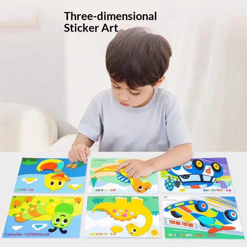 Childrens DIY 3D EVA Sticker Art Craft