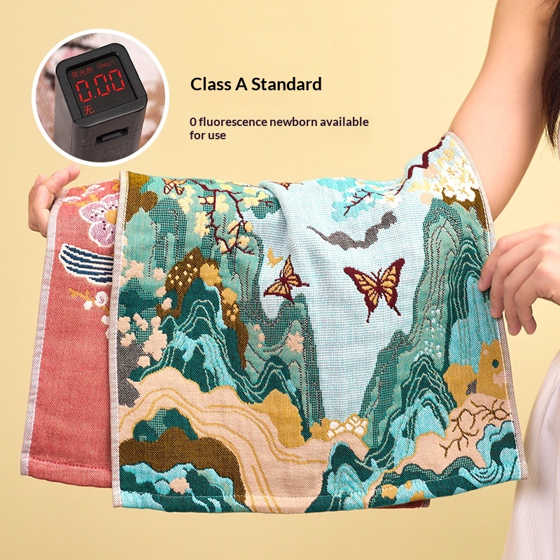 Pure Cotton Gauze Square Towelsoft Absorbent And Made Entirely Of Cotton For Home Use