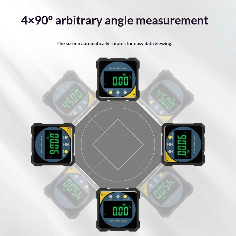 High-Precision Angular Measuring Instrument Using Strong Magnetic Electronics