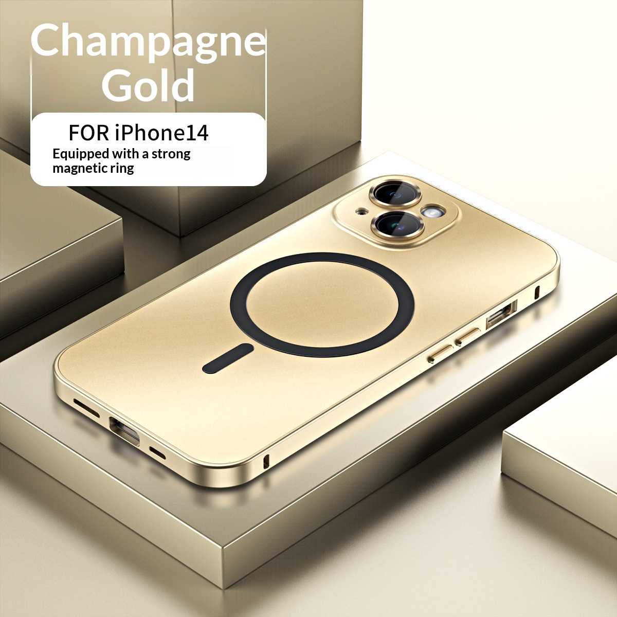 Full-coverage Phone Case With A Magnetic Snap Closure For Wireless Charging