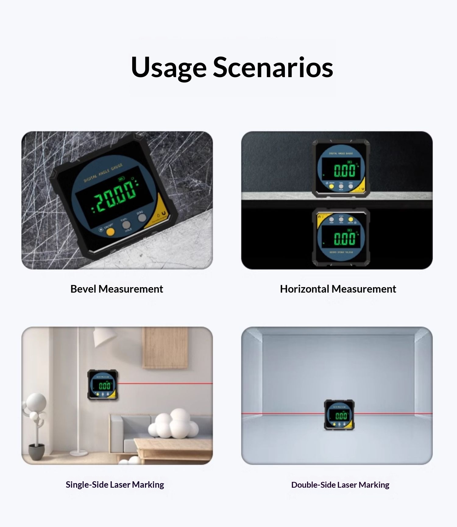 Instrument de mesure angulaire de haute précision utilisant une électronique magnétique puissanteEX-STOCK Canada