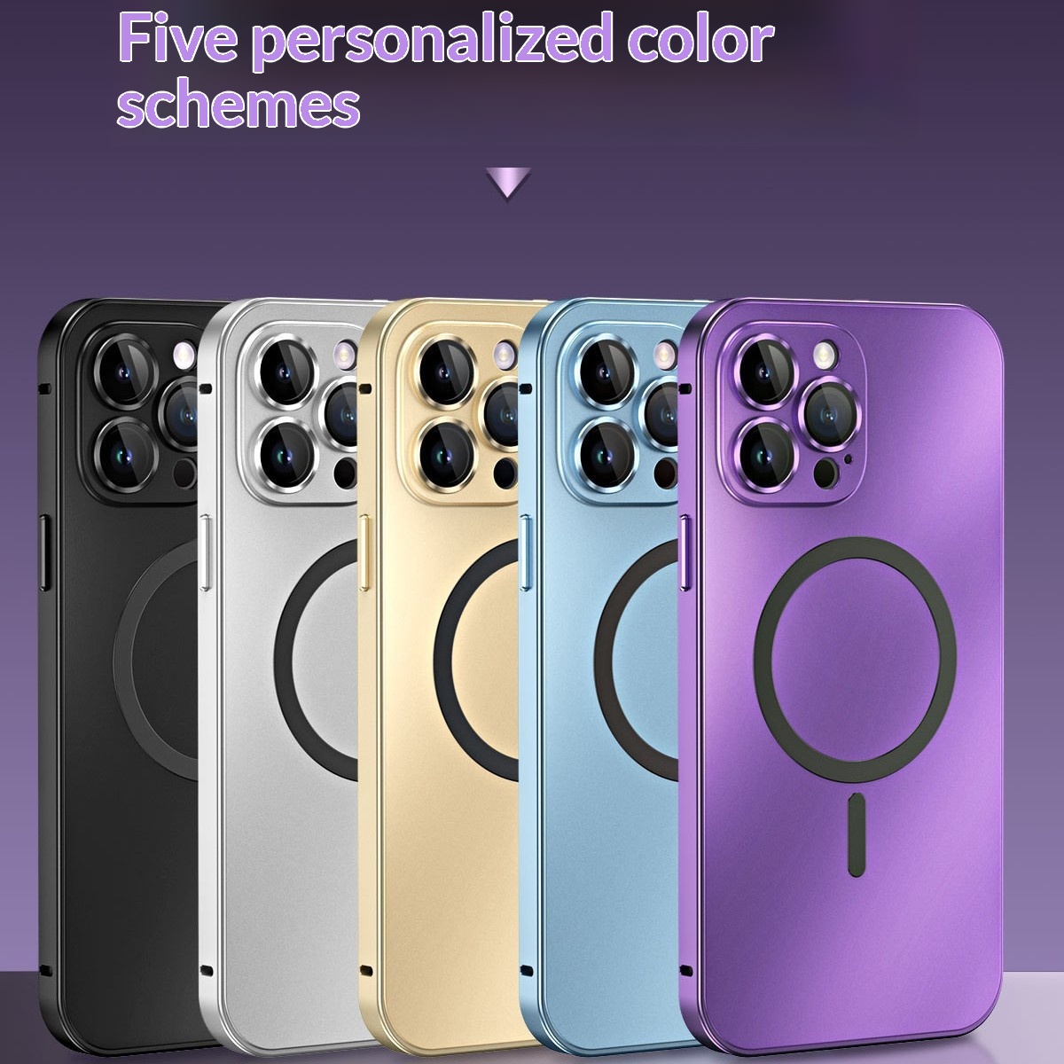 Full-coverage Phone Case With A Magnetic Snap Closure For Wireless Charging