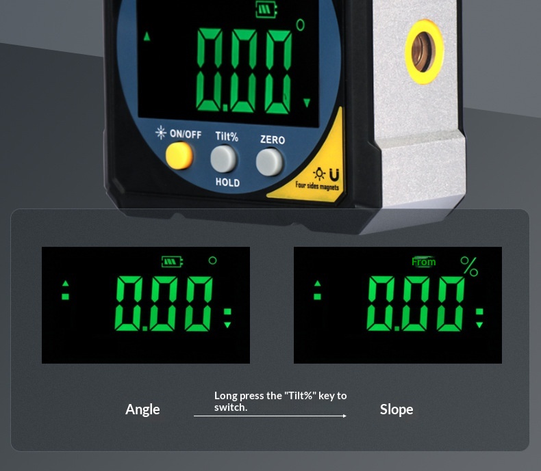 Instrument de mesure angulaire de haute précision utilisant une électronique magnétique puissanteEX-STOCK Canada