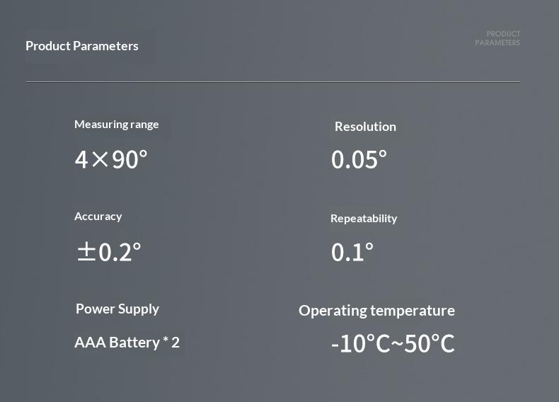 Instrument de mesure angulaire de haute précision utilisant une électronique magnétique puissanteEX-STOCK Canada