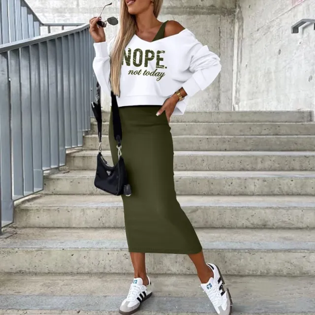 Vest Dress V neck Hooded Hoodie Short Top Suit Green - Shop at LoveMi