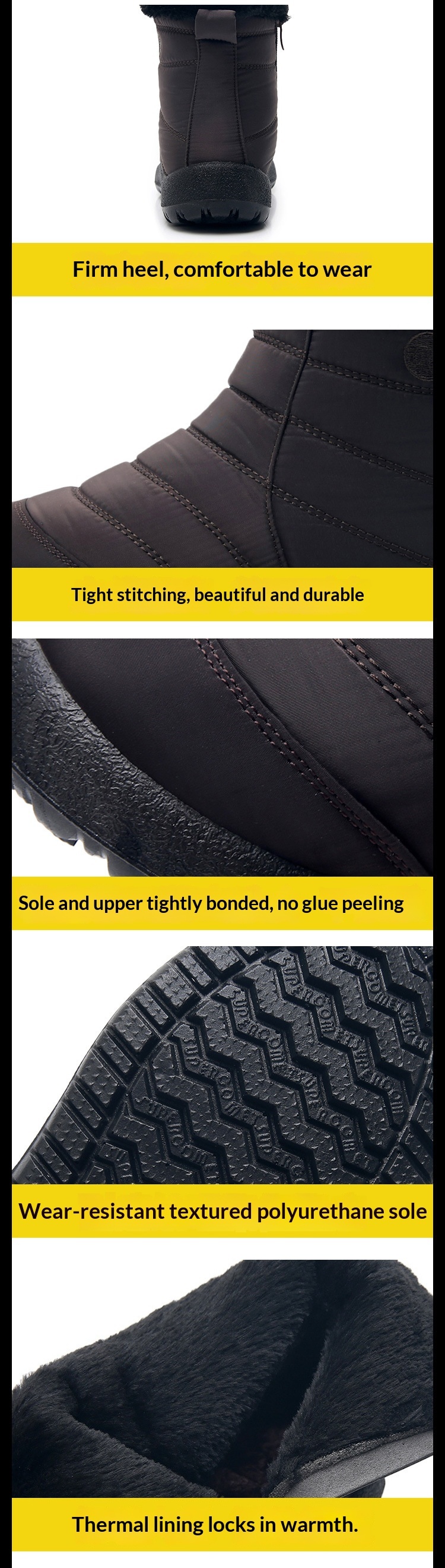 Women’s Thickened Cotton Snow Boots